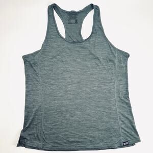Patagonia Women’s Racerback Tank Top Gray Regenerative Organic Cotton XL